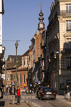 Street scene, Brussels, Belgium, Europe, Europe