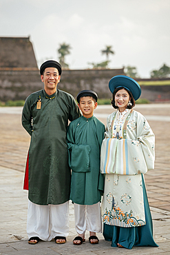 Portrait of Trinh Family, Hue Historic Citadel, Hue, Thua Thien Hue, Vietnam