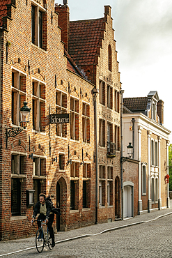 Street scene in old town, Bruges, Belgium