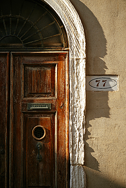 Detail of Doorway, La Tana, Venice, Veneto, Italy
