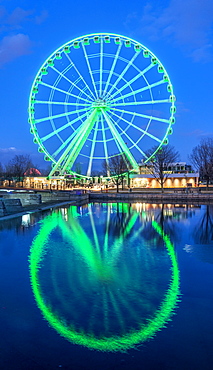 The tallest Ferris Wheel in Canada at the harbour, Montreal, Quebec, Canada, North America