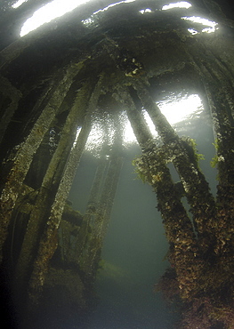 British Blockship FC Pontoon, Scapa Flow, Orkney Islands, Scotland, UK