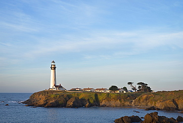 Idyllic scene of Pigeon Point Light Station, USA, California, Pigeon Point Light Station