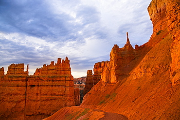 Landscape with cliff, Bryce Canyon, Utah