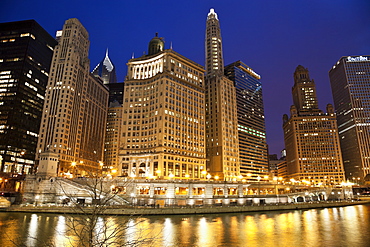 USA, Illinois, Chicago, City view, USA, Illinois, Chicago