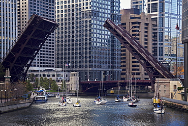 Michigan Avenue bridge, Chicago, Illinois