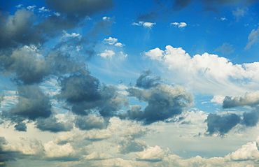 Blue sky with clouds