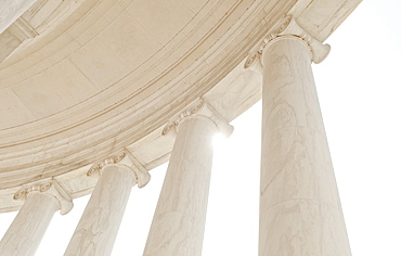 Jefferson Memorial, Close up of columns