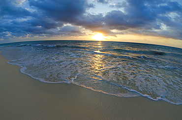 Seascape at sunset