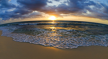 Seascape at sunset