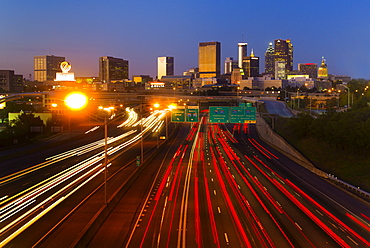 USA, Georgia, Atlanta, Traffic at downtown