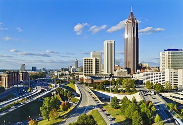 USA, Georgia, Atlanta, View of downtown