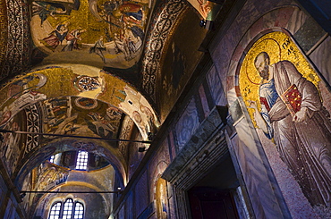 Turkey, Istanbul, Church of St Saviour in Chora interior