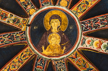 Turkey, Istanbul, Kariye Museum, madonna with child, fresco