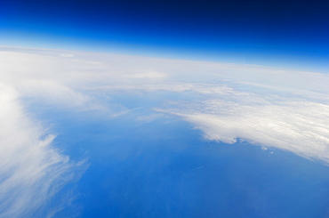 High altitude photo of Earth