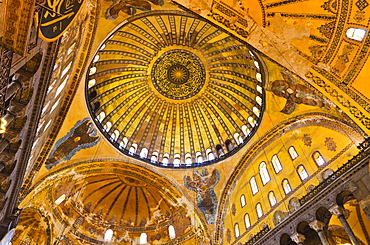 Turkey, Istanbul, Haghia Sophia Mosque interior