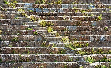 Turkey, Ephesus, Roman amphitheatre steps