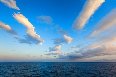 Greece, Clouds over Aegean Sea
