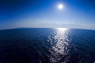 Greece, Aegean Sea horizon