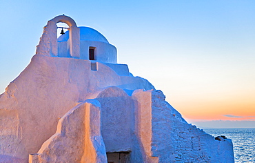 Greece, Cyclades Islands, Mykonos, Chora, Church of Panagia Paraportiani