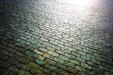 Cobblestoned street