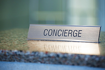 Concierge nameplate