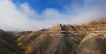 USA, South Dakota, Mountains in Badlands National Park