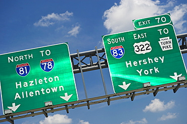 Highway signs