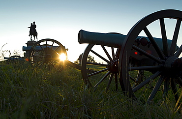 Sunset at Gettysburg national military park