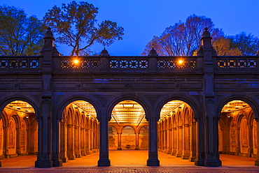 Bethesda in Central Park, USA, New York State, New York City 