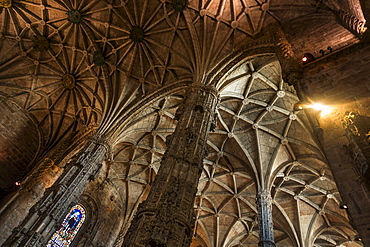 Monastery of Jeronimos interior, Lisbon, Portugal