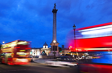 UK, England, London, Traffic at Trafalgar SQ, UK, England, London