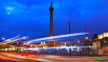 UK, England, London, Traffic at Trafalgar SQ, UK, England, London