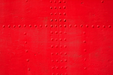 Detail of red tugboat