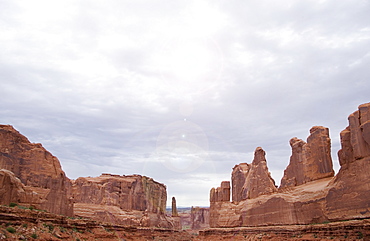 Courthouse Towers Arches National Park Moab Utah USA