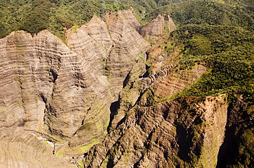 Elevated view of canyon, USA, Hawaii, Kauai, Waimea Canyon