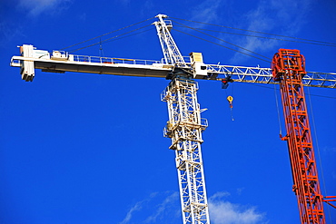 Low angle view of crane