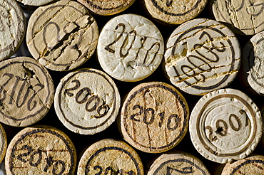 Studio shot of wine corks