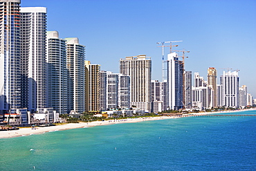 Condominiums along shore, Fort Lauderdale, Florida, United States