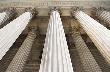 Low angle view of stone columns