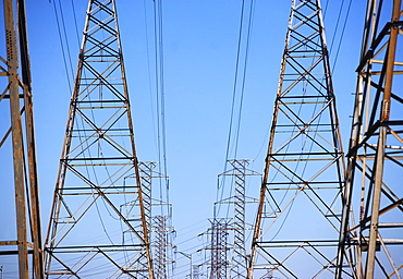 Electricity pylons