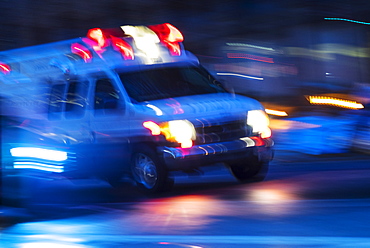 Ambulance at night