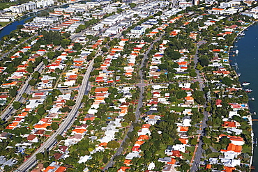 Aerial view of city