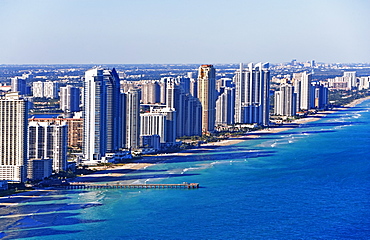 Downtown waterfront buildings