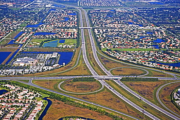 Aerial view of city