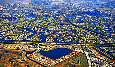 Aerial view of city