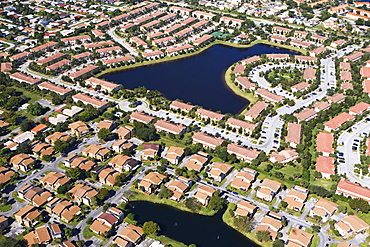 Aerial view of city