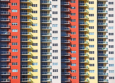 Balconies on apartment building