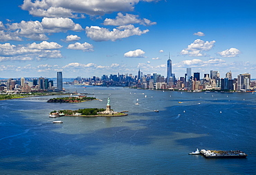 Aerial view of Manhattan, New York City, New York