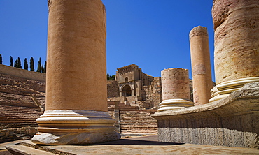 Ancient Roman amphitheater, Cartegena, Spain